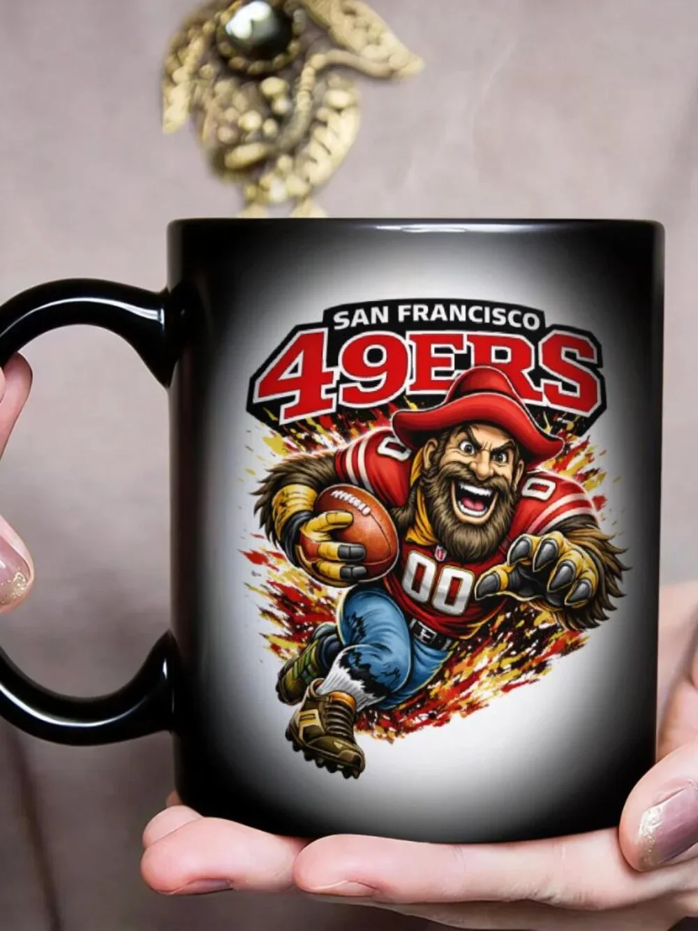 San Francisco 49ers Matte Heat Changing Mug NFL Fan Cup 11oz